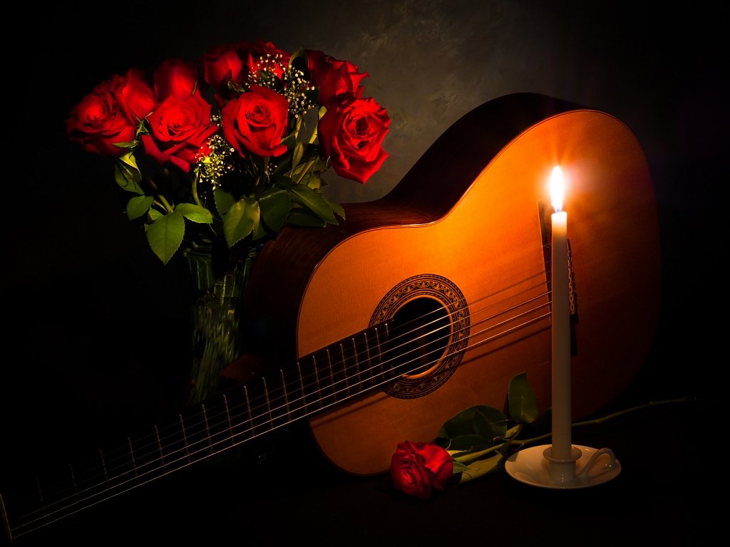 Guitar and Roses